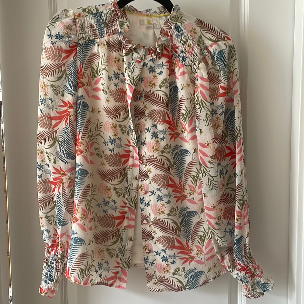Boden Floral Button Down